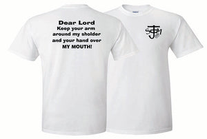 "Hand Over My Mouth" Christian Crew Neck T-Shirt