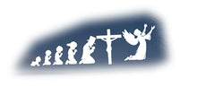 Load image into Gallery viewer, 10 inch Christian Evolution Window Sticker